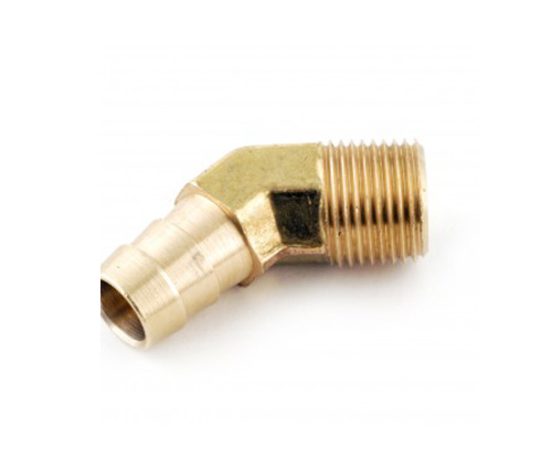 1/8 NPT x 1/4 شیلنگ بار مناسب 45 درجه آرنج مرد